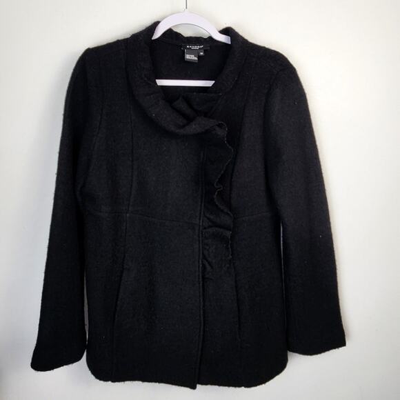 Sandro Wool Jacket Size Medium Quiet Luxury Classic Bridgerton Winter Autumn - Picture 1 of 4